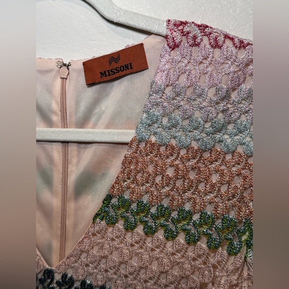 New Missoni Metallic Knit Dress